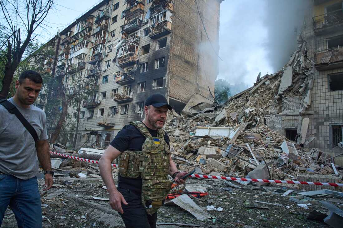 Russia pummels Kyiv with drones and missiles, killing no less than 15