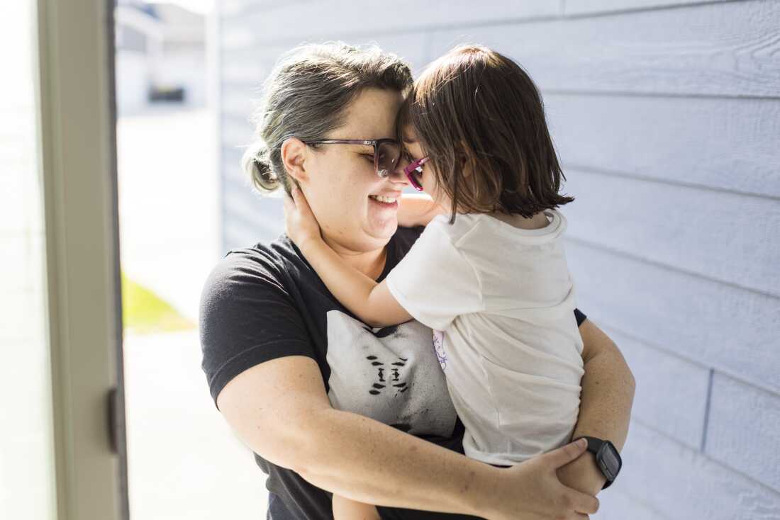 Natalie says she and her husband are at a point in their lives when they can meet their daughter's emotional needs.