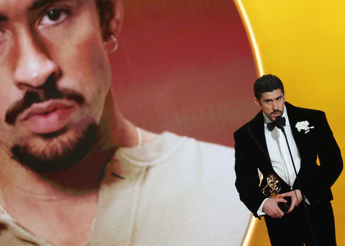 Bad Bunny wins Grammy for album of the year : NPR