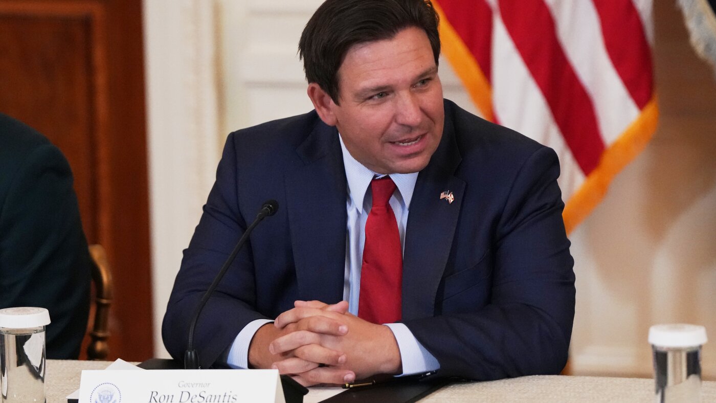 DeSantis unveils a voting map that reinforces Trump’s redistricting : NPR