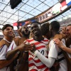 U.S. players celebrate after scoring.