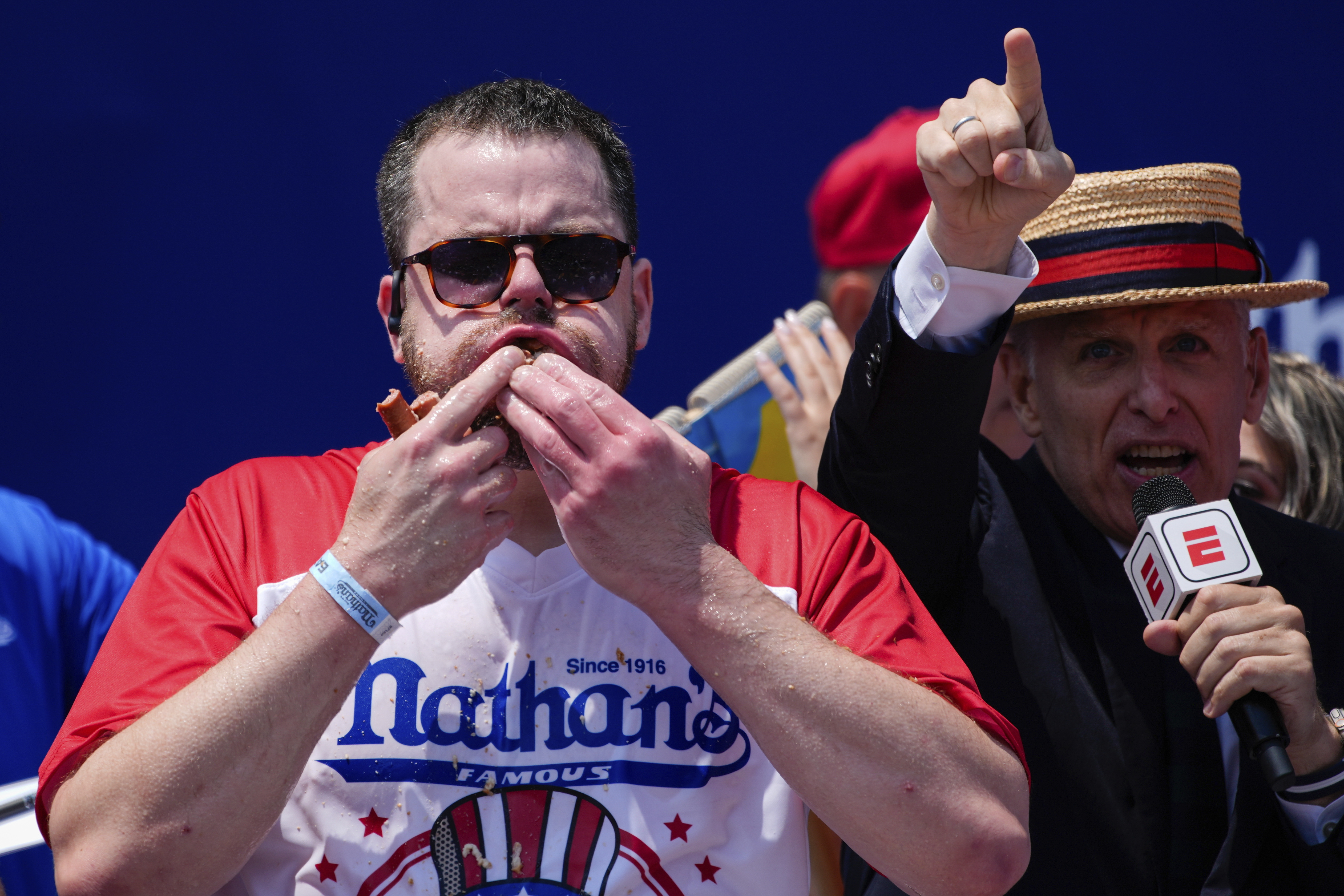 APTOPIX Fourth of July Hot Dog Contest