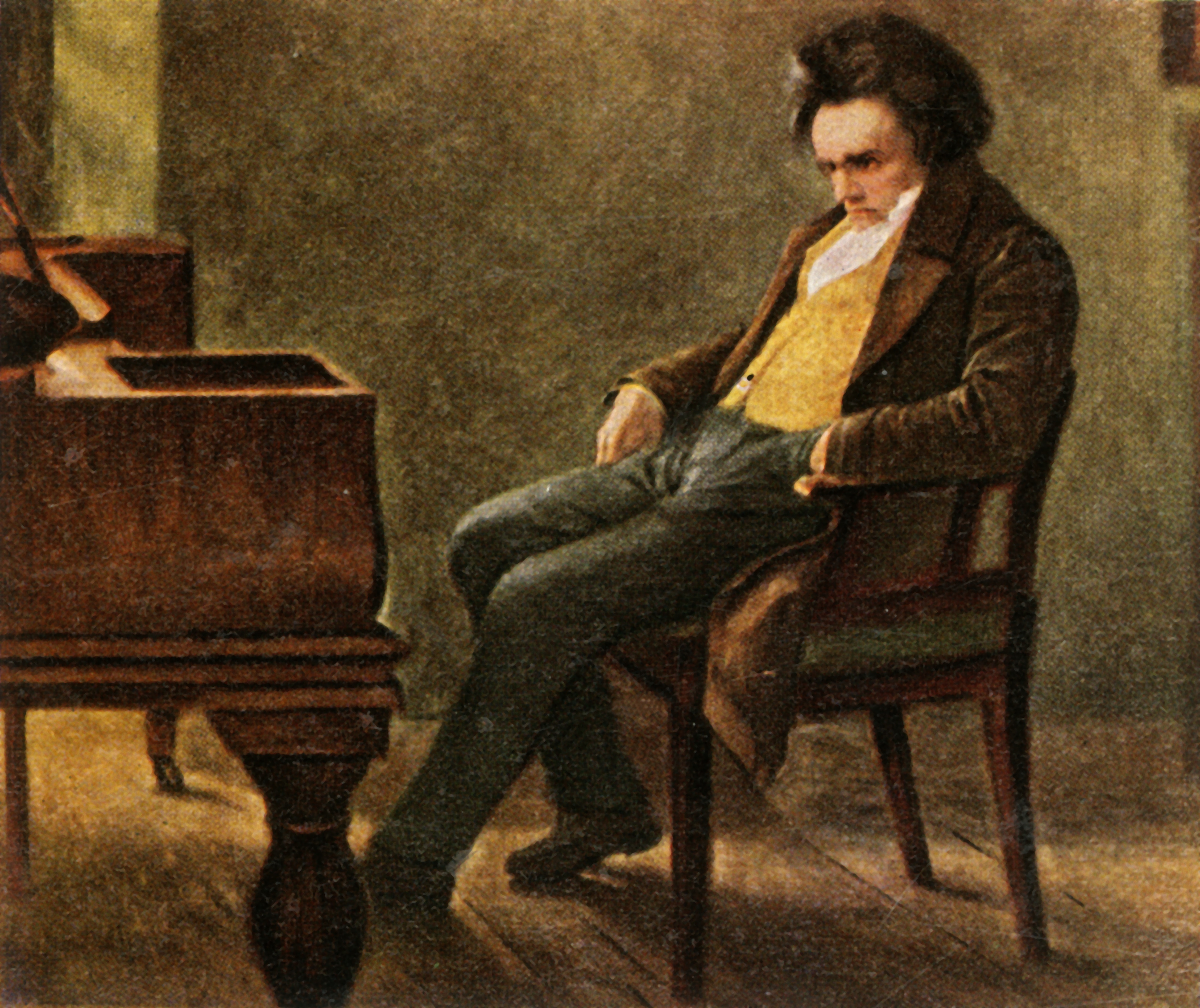 Beethoven was a classical and romantic composer, but his body was full of heavy metal