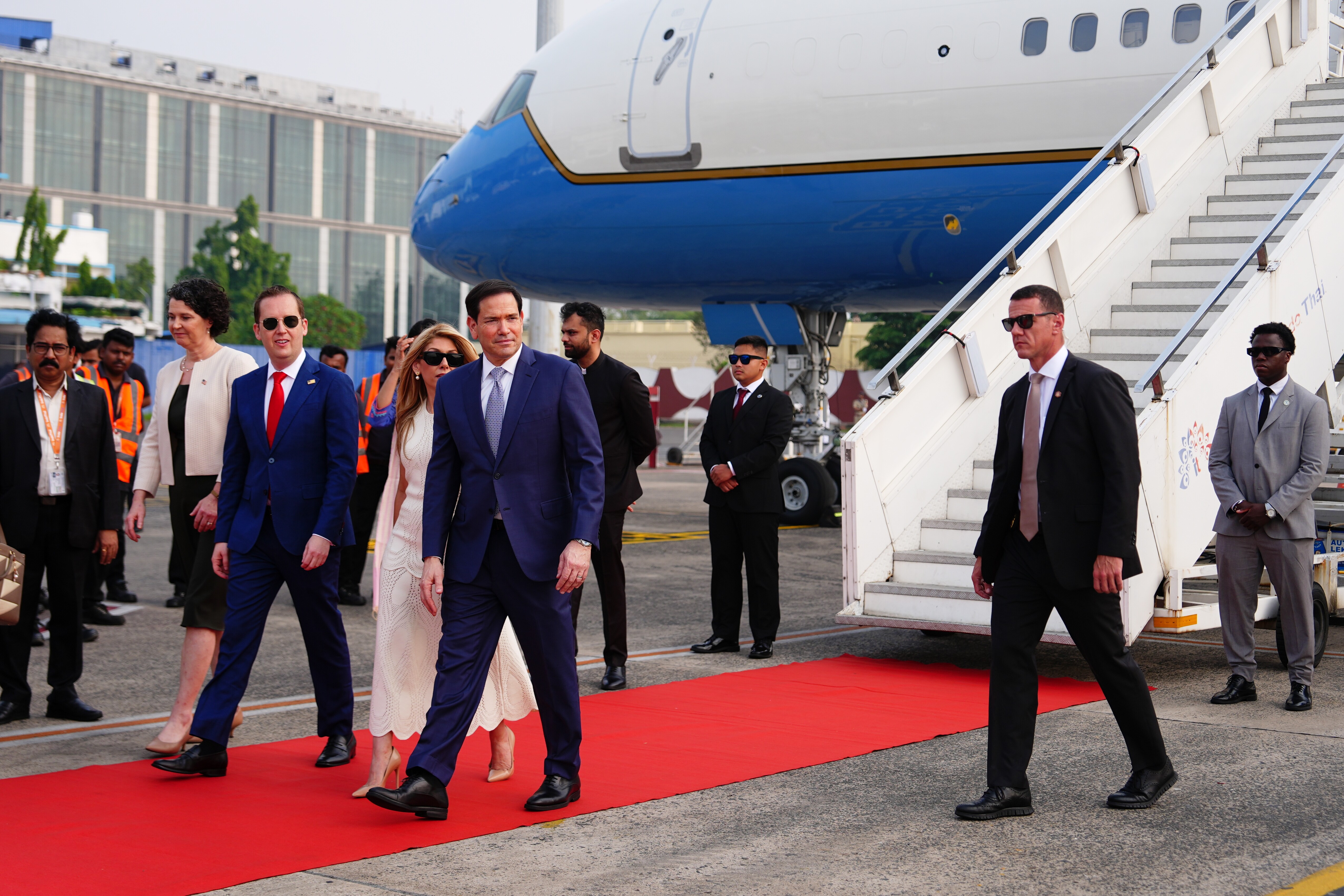 Rubio arrives in India ahead of Quad talks as U.S. tries to reset strained ties