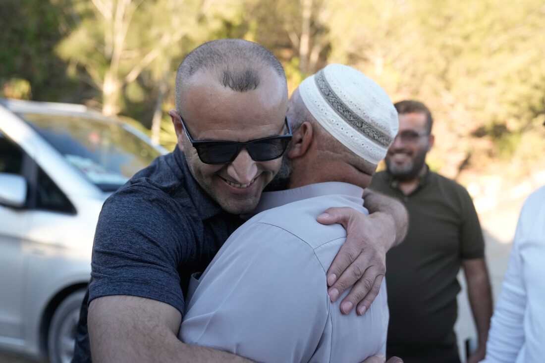 Loui Ridi, an Ohio-based Palestinian-American landlord of one of the homes besieged by Israeli settlers for over a week, arrives at his parent's home upon return from the U.S., in the occupied West Bank village of Qusra, south of Nablus, Monday, Aug. 17, 2026.
