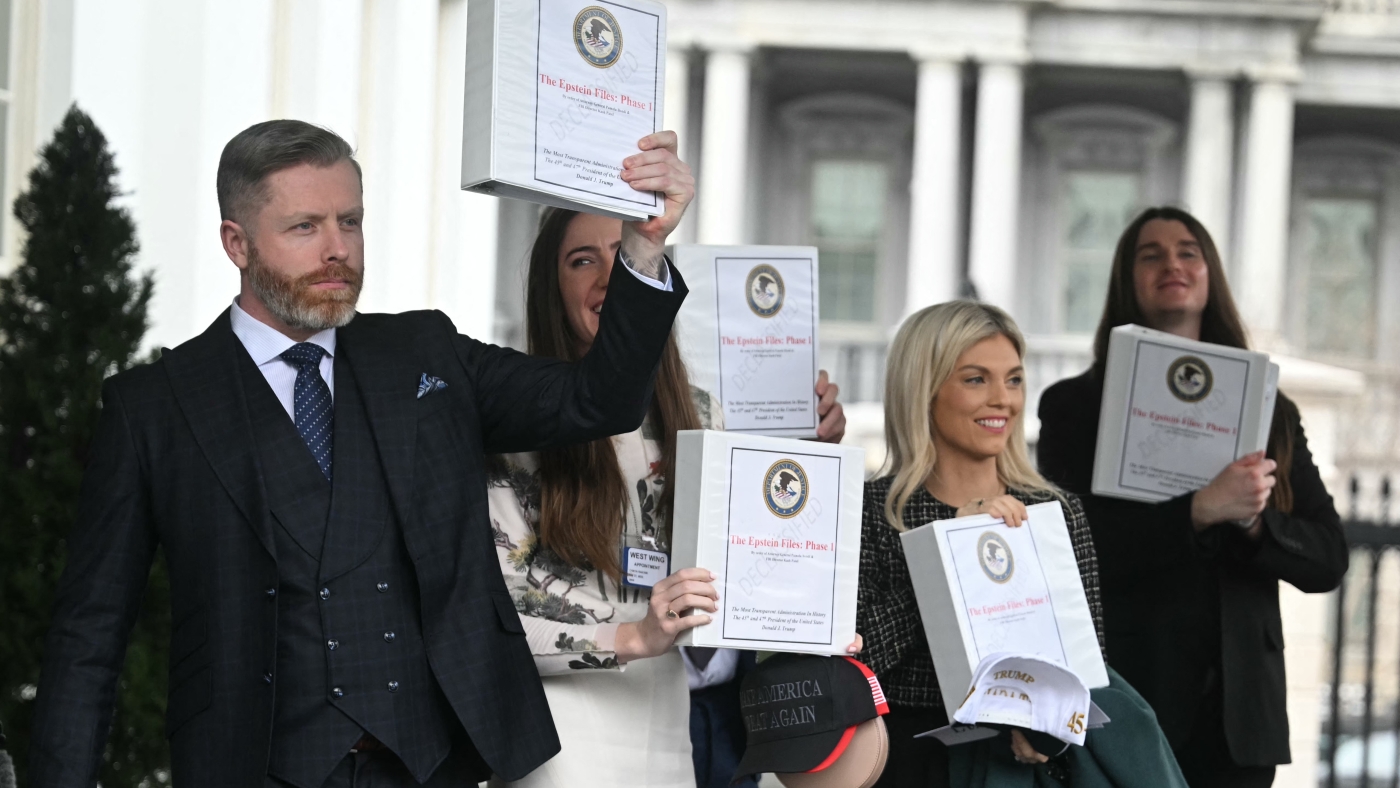 Trump faces MAGA backlash after saying to move on from Epstein files : NPR