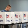 Residents vote in the state's primary election on Tuesday in Madison, Wis.