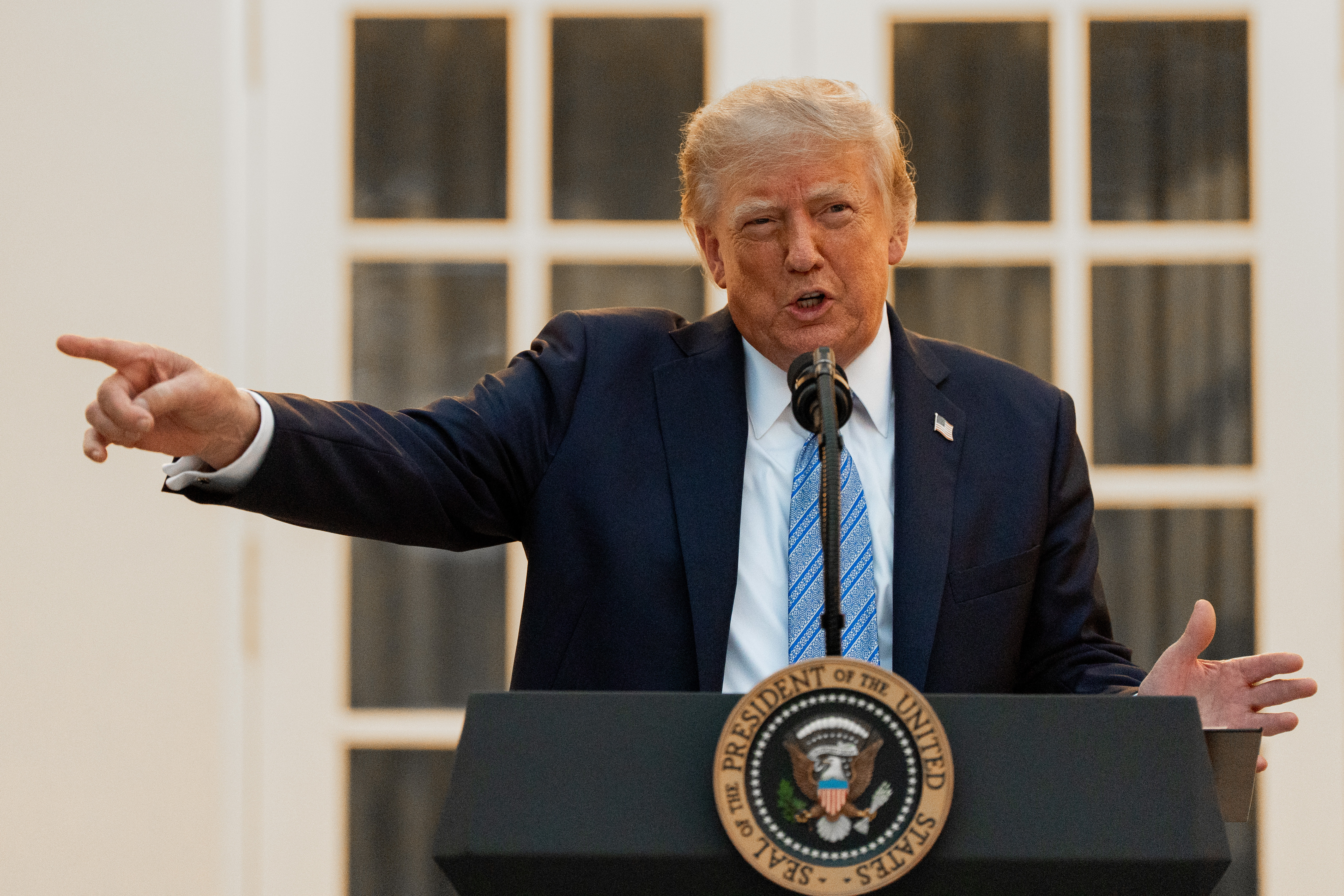 Trump says he is banning CNN, MS NOW and Politico from the White House