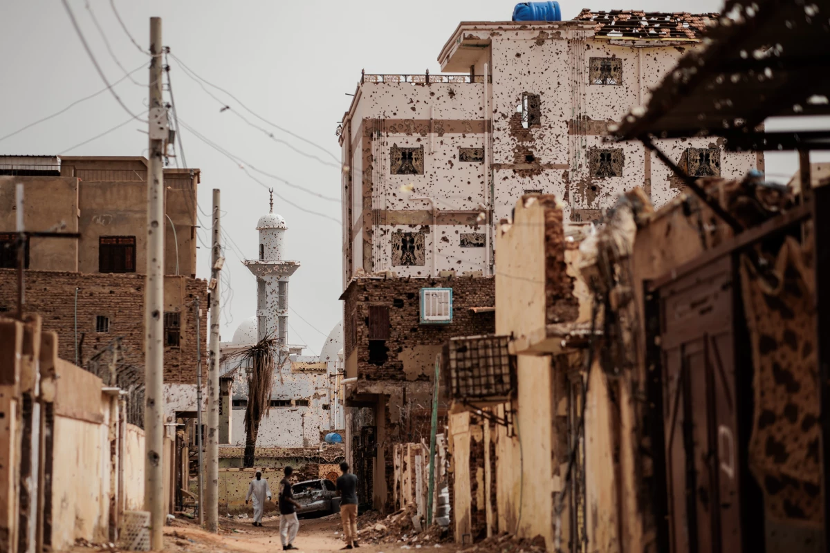The Sheikh GaribAllah Mosque in old Omdurman, Sudan, on Sept. 6.