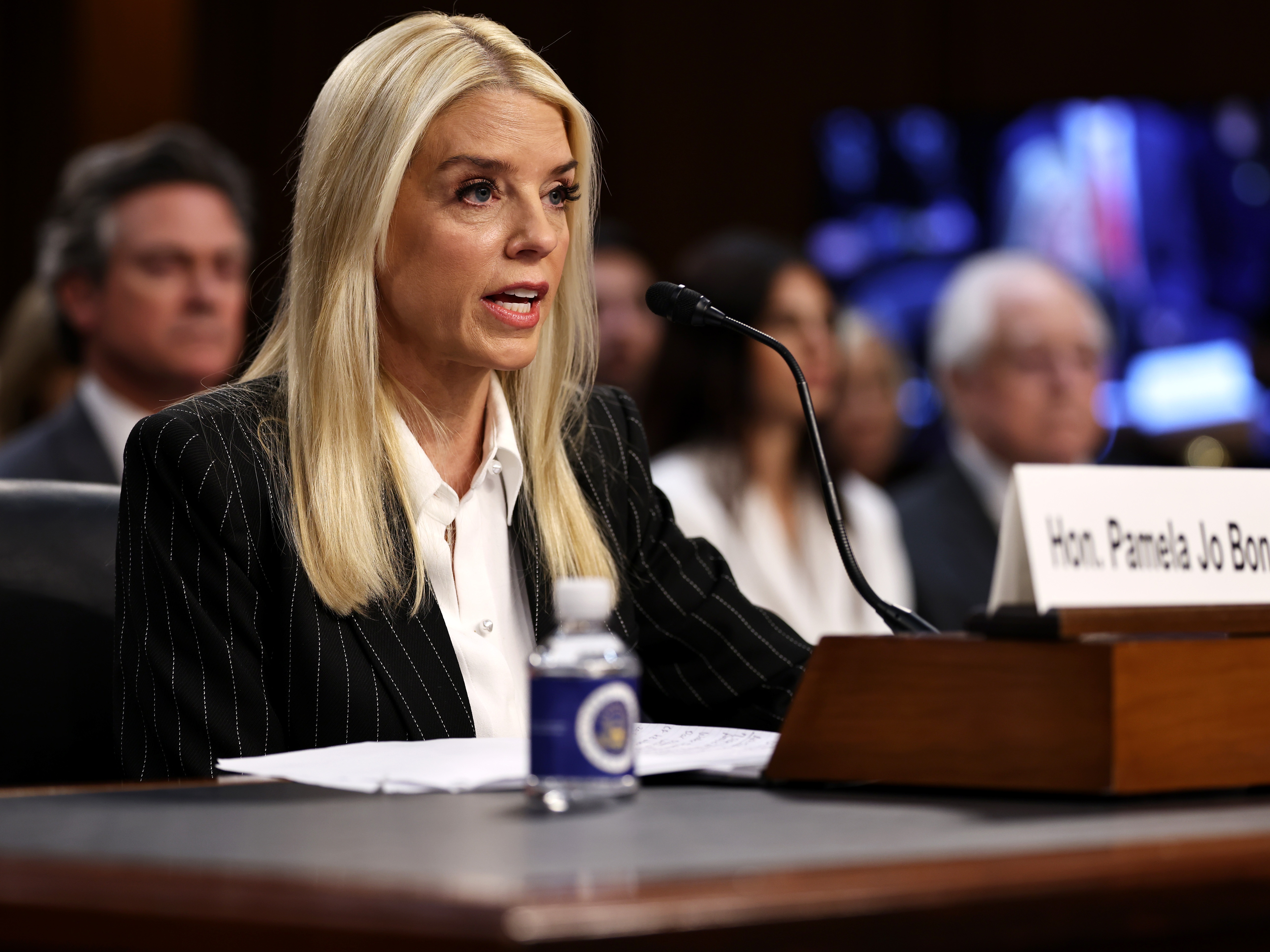 Watch Live: Confirmation hearing for Pam Bondi, Trump's pick for attorney general | KGOU - Oklahoma's NPR Source