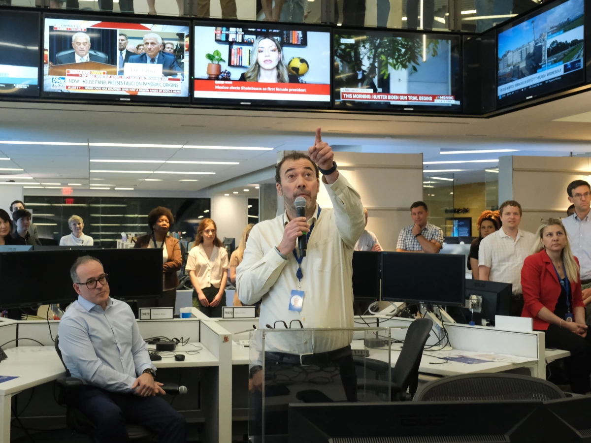 The Washington Post's new publisher and CEO, Will Lewis, announced a newsroom leadership shakeup during a staff meeting on Monday.