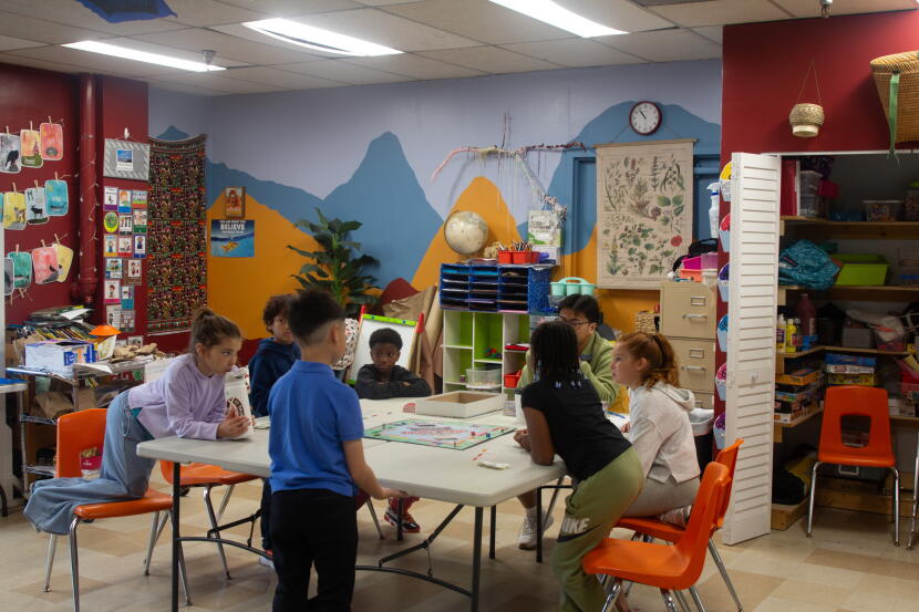 Children at the Hmoob Cultural Center of Alaska on Aug. 7, 2024. The childcare center opened in Anchorage in 2022 and struggled with high operating costs and low state subsidies. It has since closed.