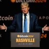 President Trump addresses the Bitcoin 2024 conference at Music City Center in Nashville when he was still a candidate.
