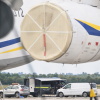 Police forensic technicians work near a Ukrainian aircraft at Leipzig/Halle Airport, where a drone with an explosive device was found and a detonator was removed from the object, in Schkeuditz, Germany, Wednesday Aug. 5, 2026.
