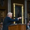 President Donald Trump delivers the State of the Union address during a joint session of Congress in the House Chamber at the Capitol on February 24 in Washington, D.C.