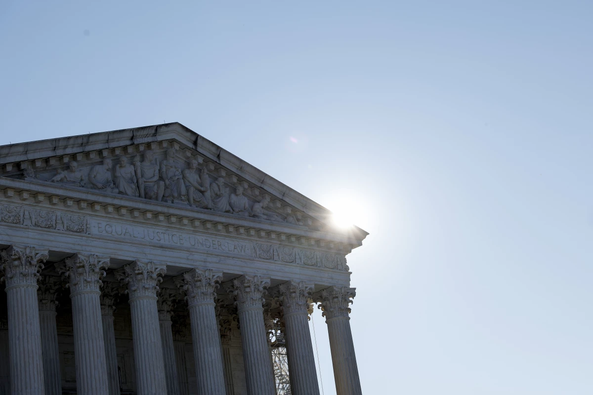 The U.S. Supreme Court building in Washington