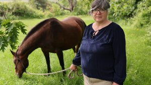 Phillipa Munari suffered nerve pain and exhaustion after she stopped taking antidepressants. She struggled to train her horse, Bella, and “could barely walk because of the withdrawal,” said Munari. “I spent 20 hours in bed most days for two years.”