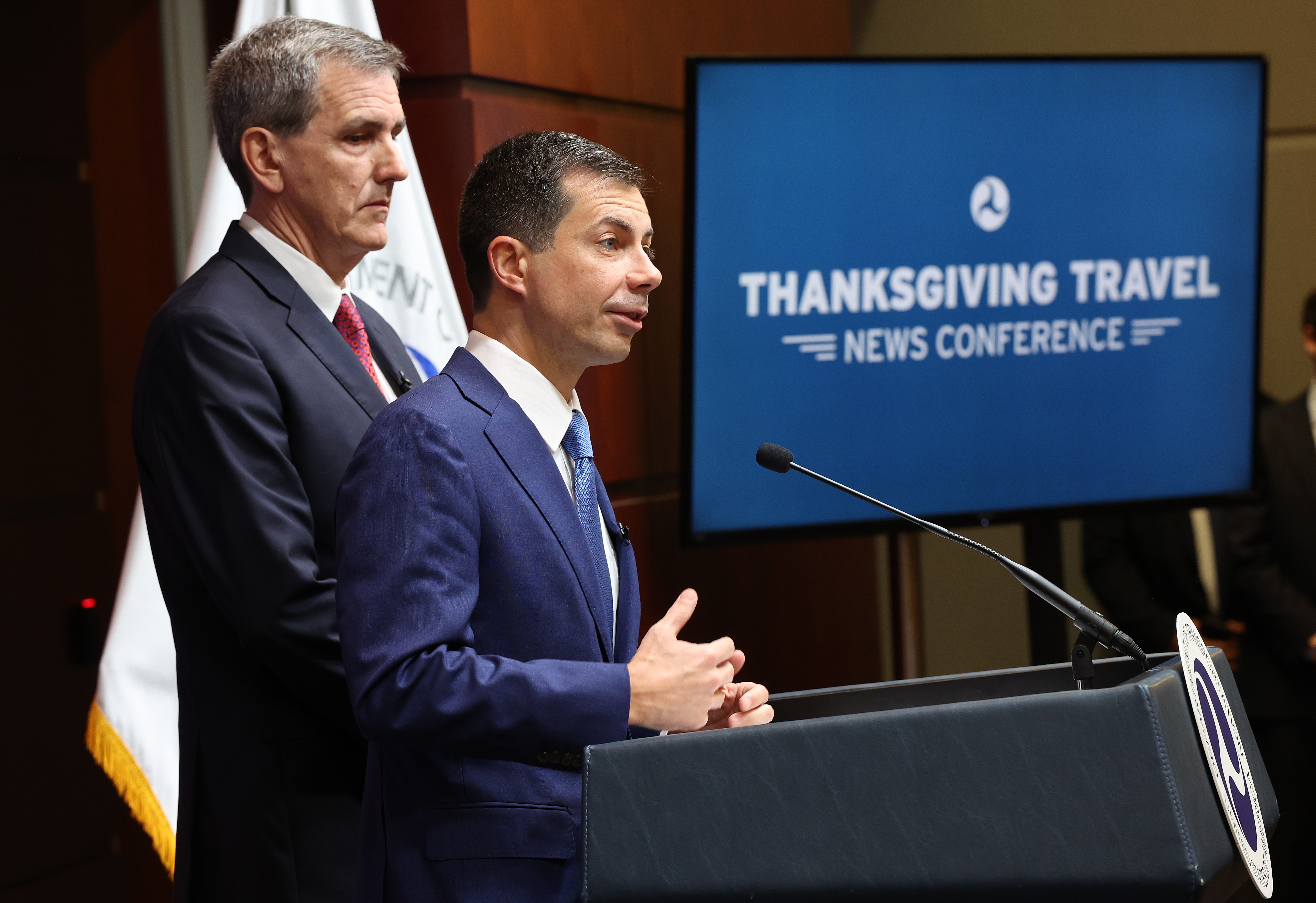 Transportation Secretary Buttigieg Delivers Remarks On The Upcoming Holiday Travel Season