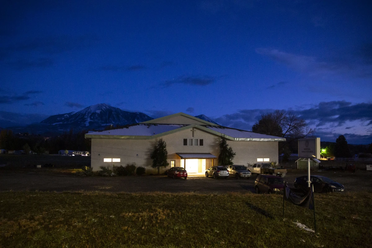 During community choir practice at the North Fork Baptist Church in Paonia.