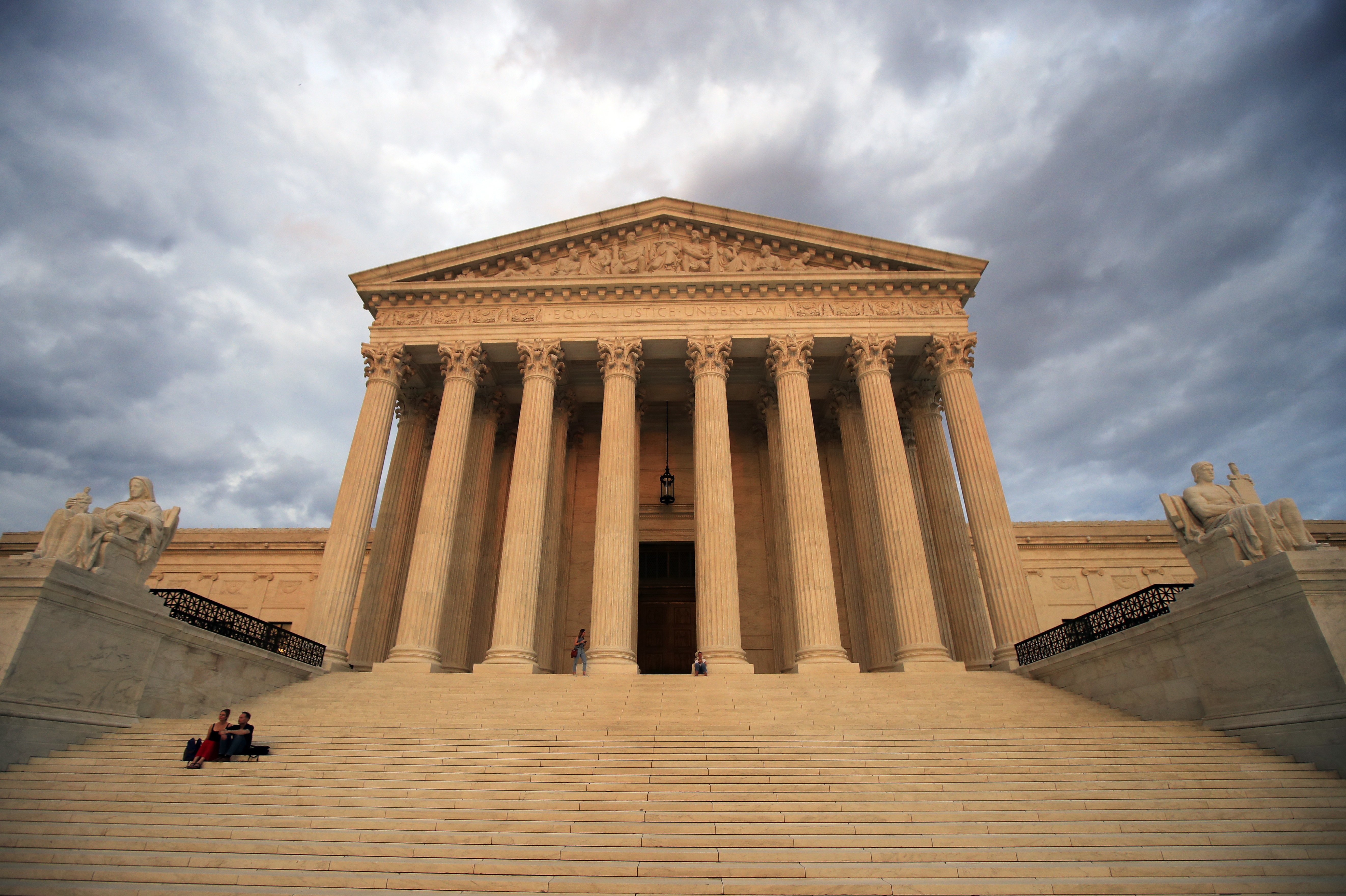 The U.S. Supreme Court is seen near sunset in Washington on Oct. 18, 2018. (AP)