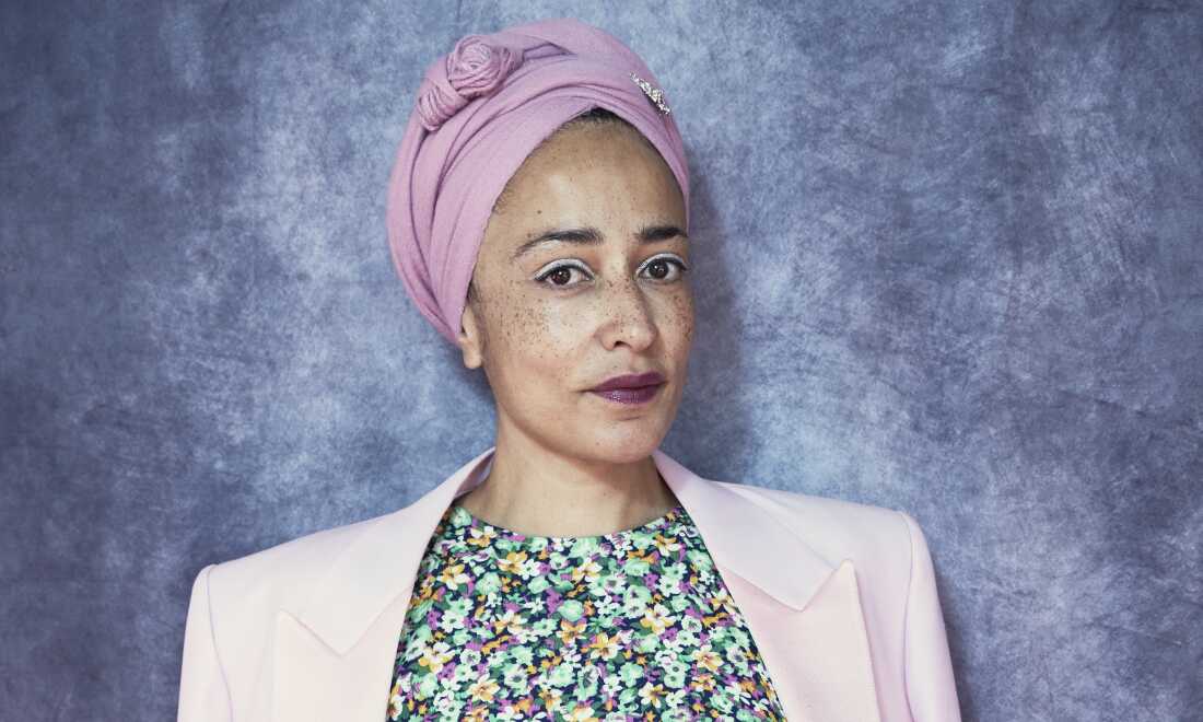 Zadie Smith poses for the photographer during the 16th Rome Film Festival on October 17, 2021 in Rome, Italy.