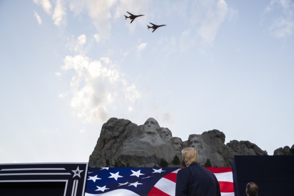 Trump first announced his vision of a sculpture garden during a July 2020 trip to South Dakota.
