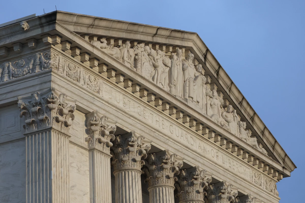 The U.S. Supreme Court is shown March 17, 2025 in Washington, DC.