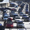 Cars congest Fort Lauderdale Hollywood International Airport the day before Thanksgiving Day in 2024, in Fort Lauderdale, Fla.