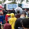 Locals rally against Trump's potential redevelopment of East Potomac Park at a protest in early October. Runners, cyclists, birders and more worry they will lose access to the space under Trump's plan to overhaul the municipal golf course there will