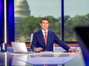 Benjamin Hall hosts <em>Fox News Sunday</em> on May 12, 2024.
