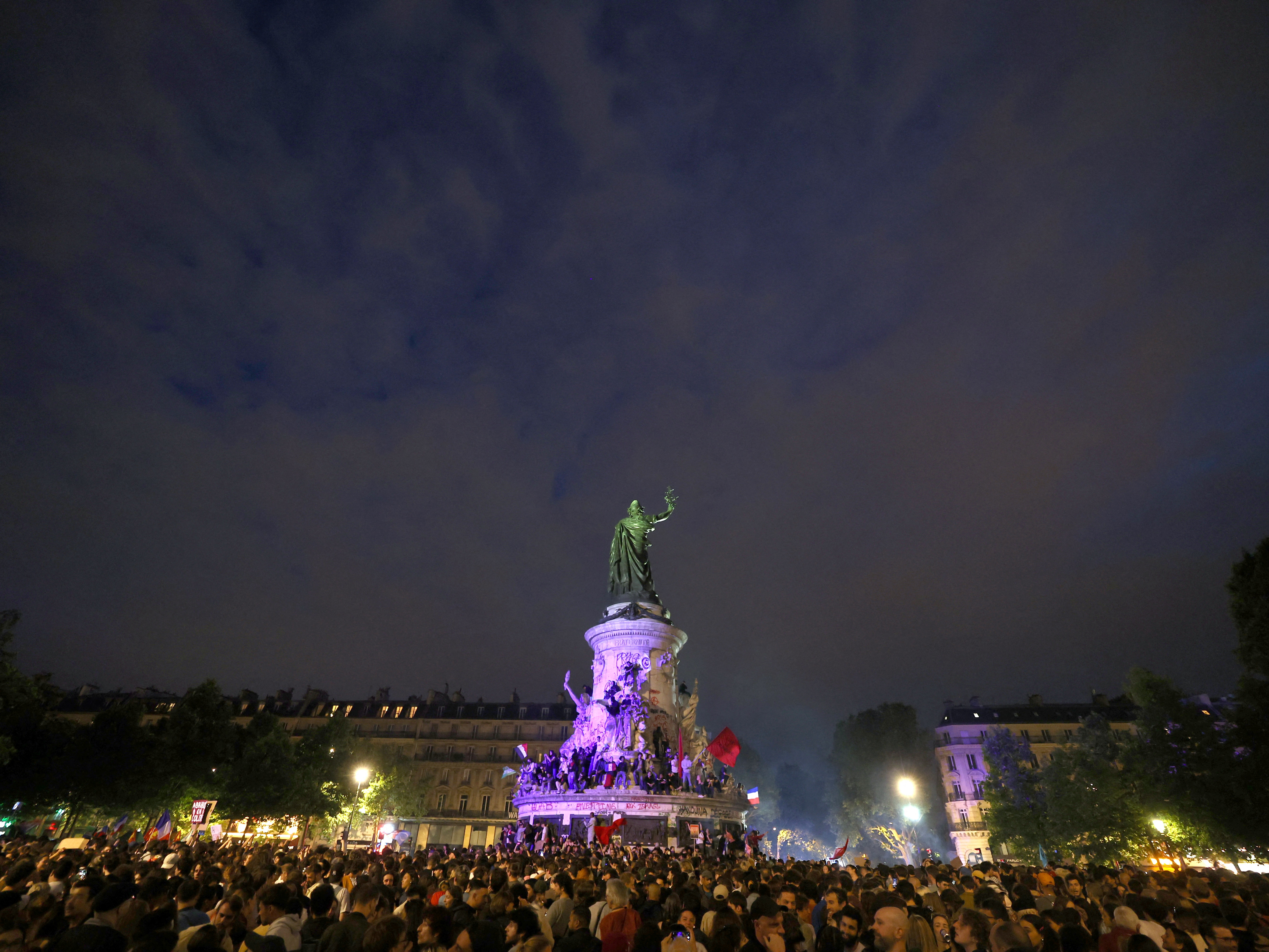 Paris Conservative Rally French left coalition comes out on top in elections, in shock upset ...