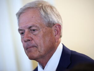 U.S. Rep. Ralph Norman (R-SC) speaks to reporters as he leaves a House Republican Conference meeting at the Cannon House Office Building on May 20, 2026 in Washington, DC.