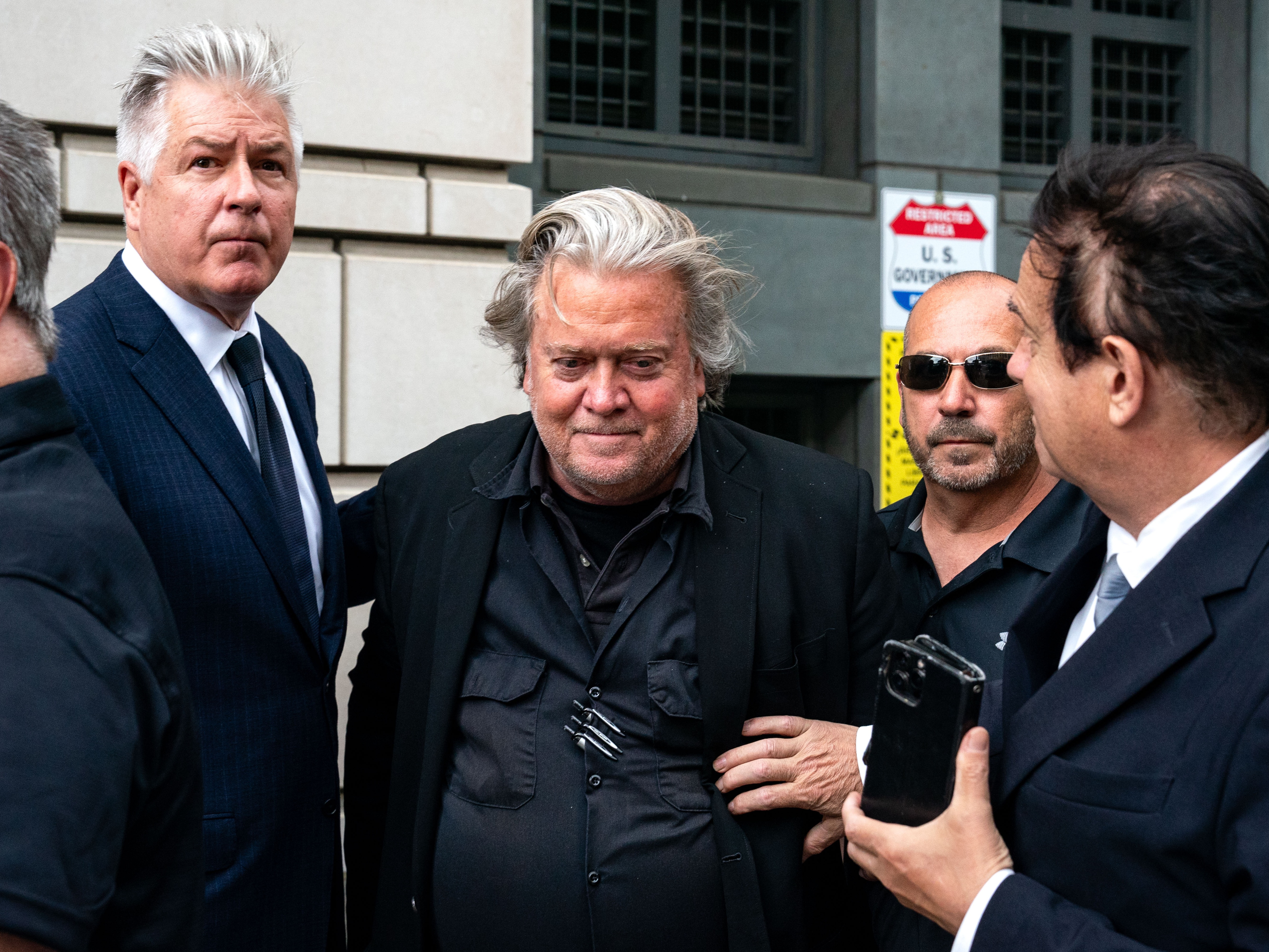 Supreme Court denies Steve Bannon's plea to stay free while he appeals : NPR