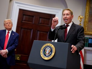 Oracle co-founder Larry Ellison, a friend and adviser of President Trump, is backing Paramount's $111 billion plan to buy Warner Bros. Discovery.