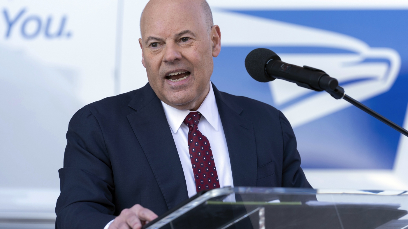 Postmaster General DeJoy says he plans to step down : NPR