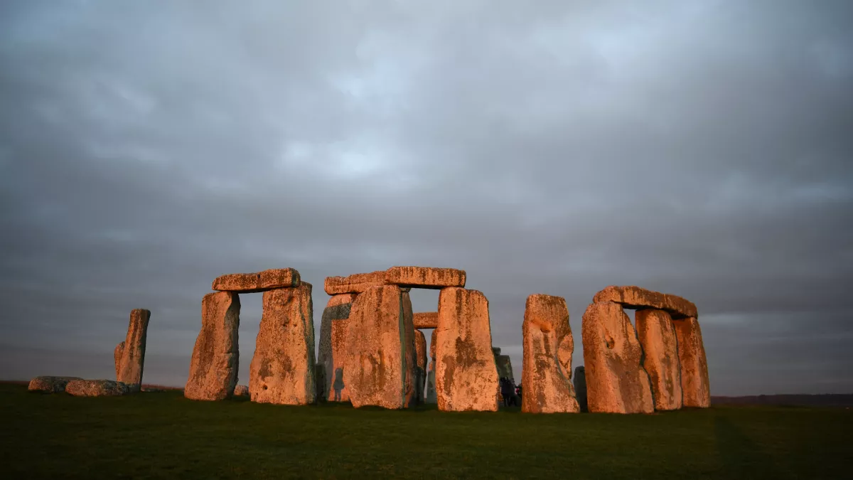 The prehistoric monument Stonehenge, near Amesbury in southern England, has long fascinated researchers and visitors.
