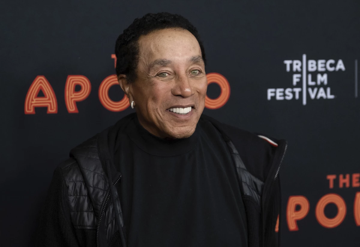 Smokey Robinson is shown attending the screening for The Apollo during the 2019 Tribeca Film Festival on April 24, 2019, in New York.