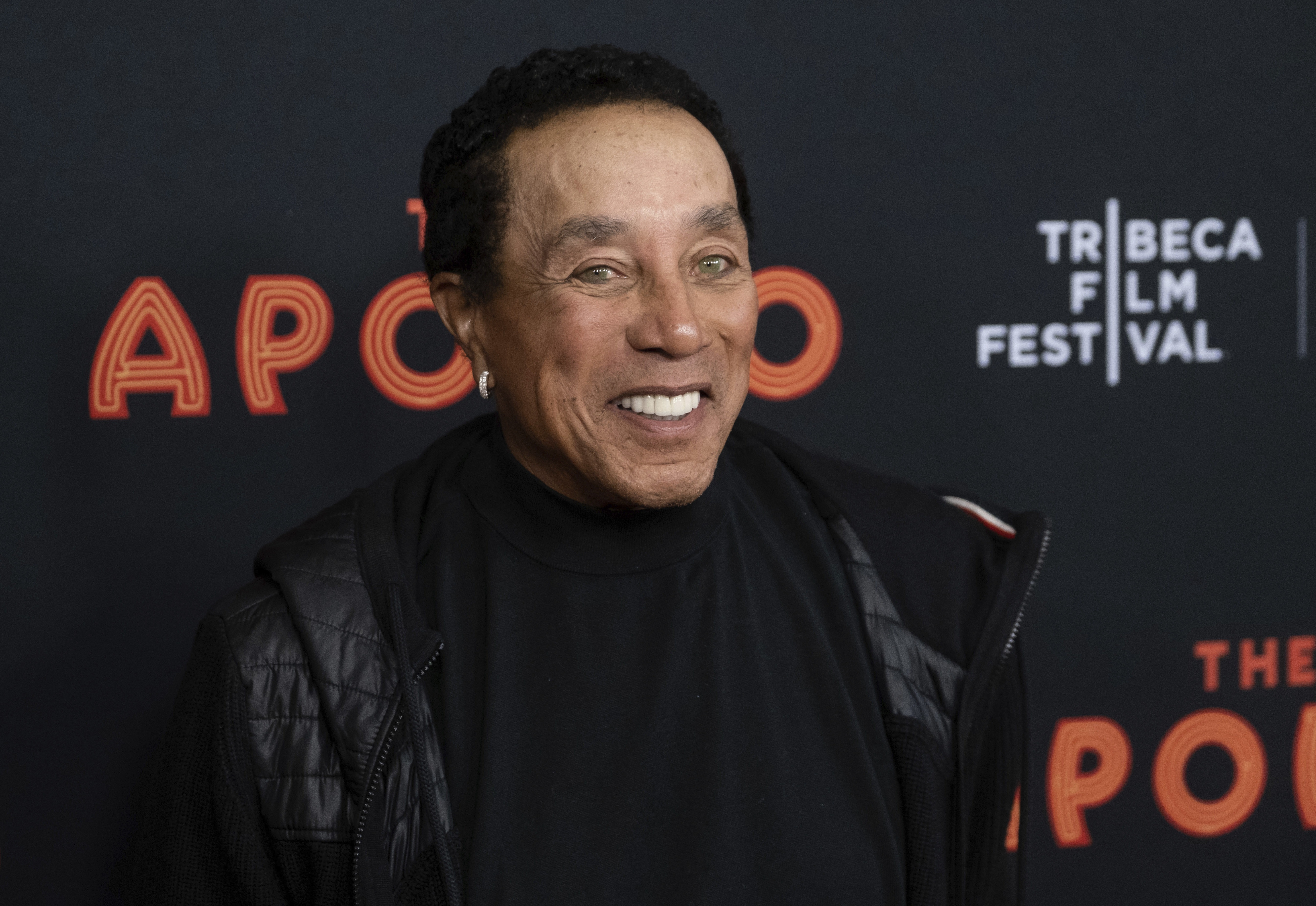 Smokey Robinson is shown attending the screening for <em>The Apollo</em> during the 2019 Tribeca Film Festival on April 24, 2019, in New York.