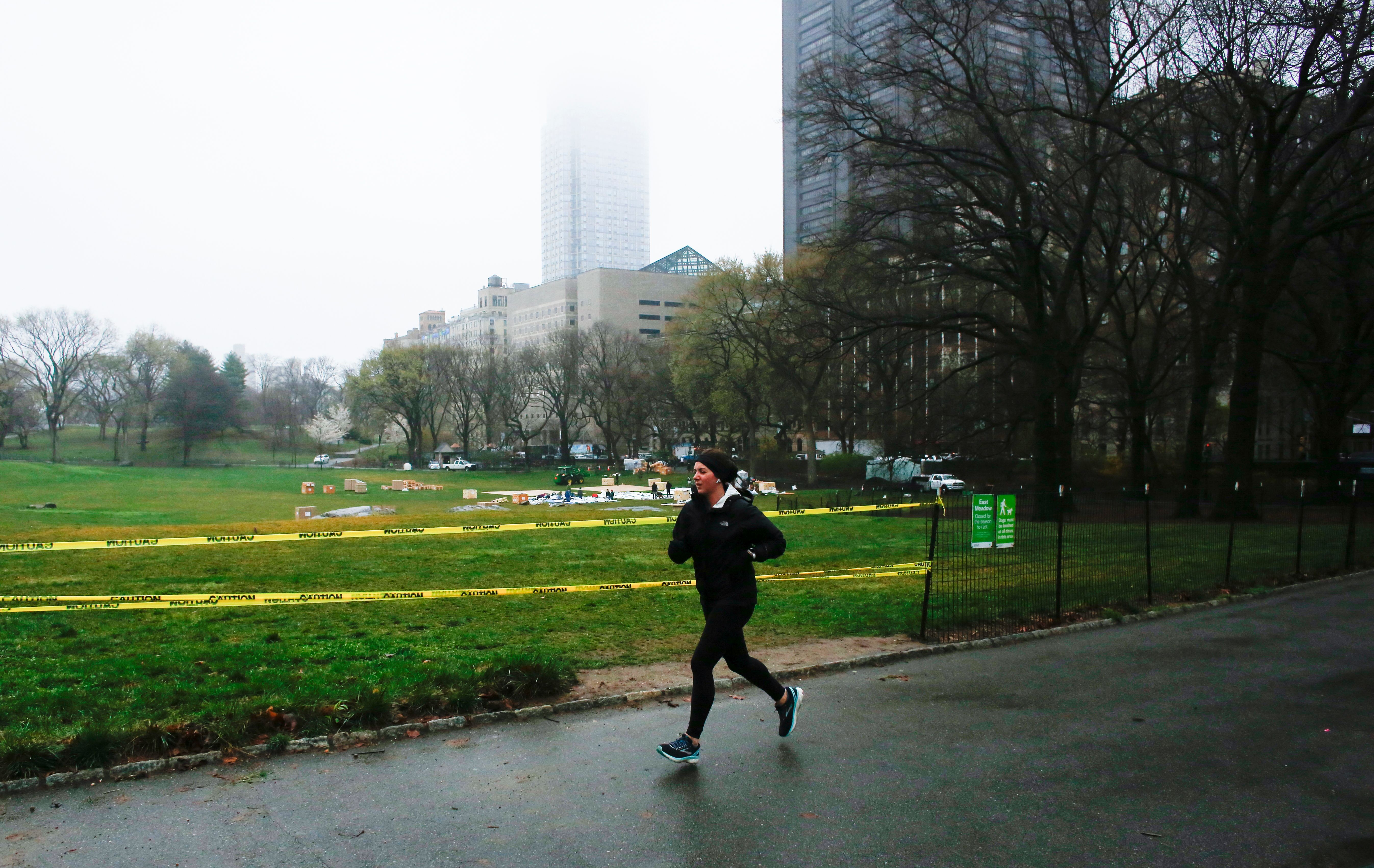 Green, open spaces within urban environments, like Central Park in New York City, pictured here, can help people exercise more, which is one of the ways to prevent heart disease.