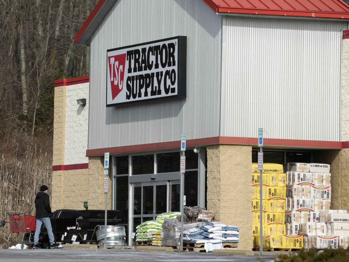 A Tractor Supply Company store pictured in Pittsburgh in 2023. The chain announced a series of changes, including eliminating its DEI roles, in response to conservative backlash.