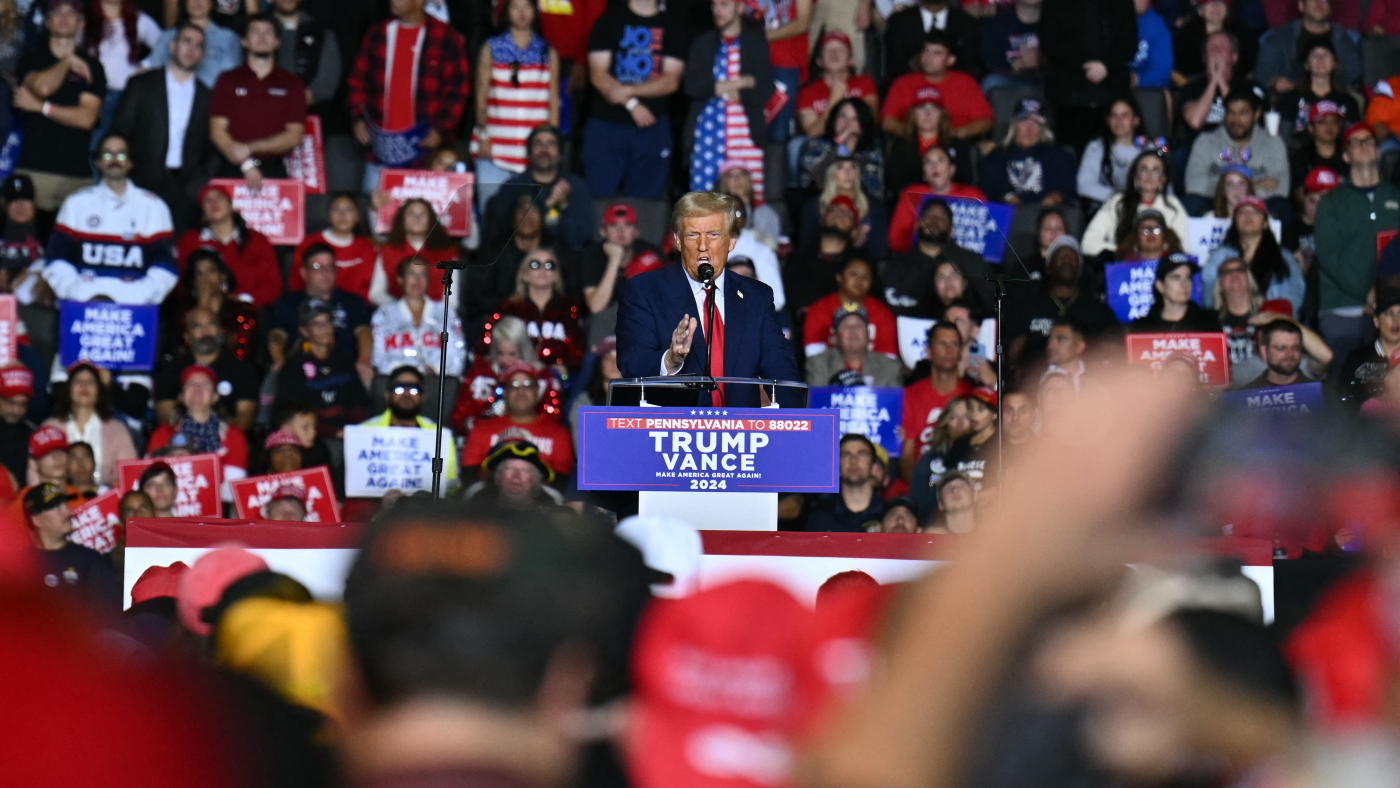 Msg After Trump Rally Trump tries to move past MSG rally fallout by showcasing Puerto Rican ...