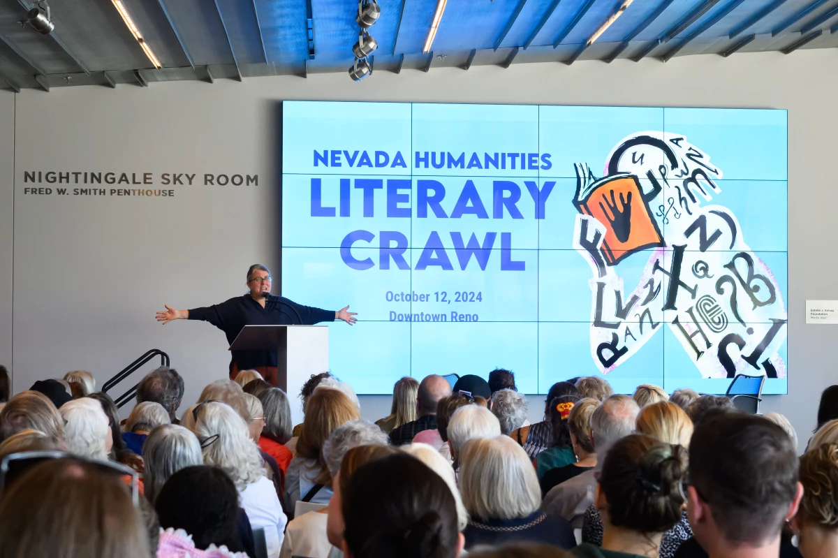 The Nevada Humanities' Reno Literary Crawl 2024 took place on Oct. 12 in Reno. Nevada Humanities has been receiving finding from the NEH.