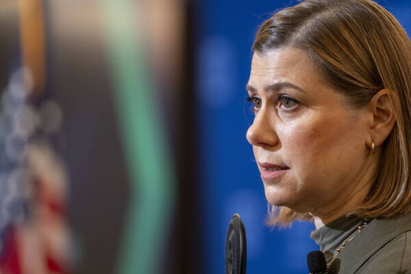 Sen. Elissa Slotkin, D-Mich., says she does not know if healthcare will play the same driving role for Democrats as it did in 2018. But she says there is reason to believe it will. Above, Slotkin speaks at the Center for American Progress on June 26, 2025, in Washington, D.C.