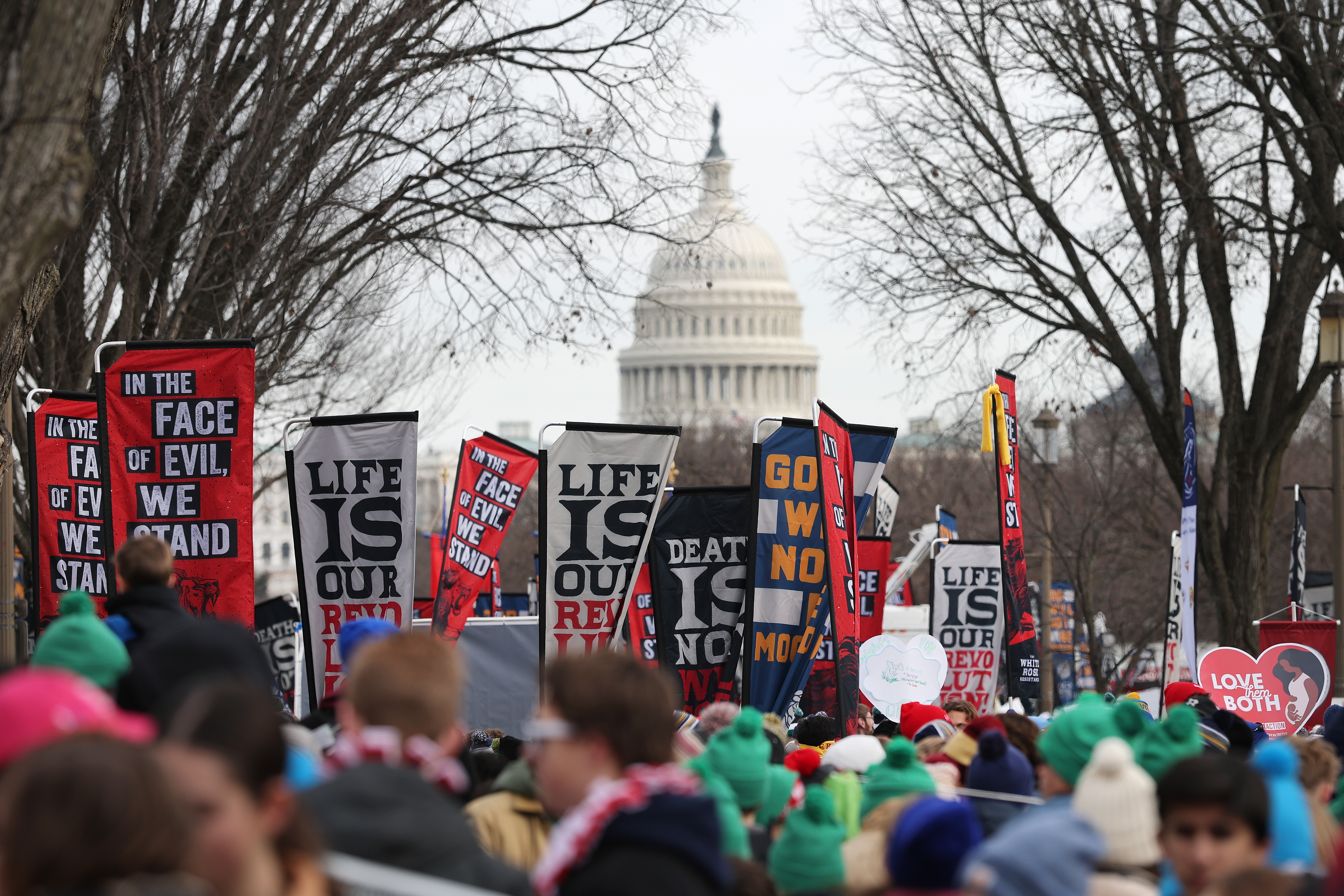 Thousands of people attend the annual March for Life rally on Jan. 23 in Washington, D.C.