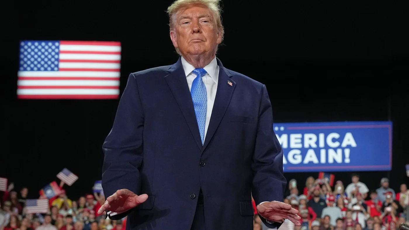 Trump campaigns in Mississippi, highlighting Republicans' challenges
