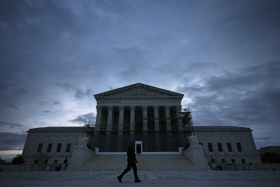 The U.S. Supreme Court is shown March 17, 2025 in Washington, DC. A federal judge is asking the government for proof that it complied to his order in its deportation of more than 200 alleged Tren de Aragua gang members to El Salvador under the Alien Enemies Act of 1789.
