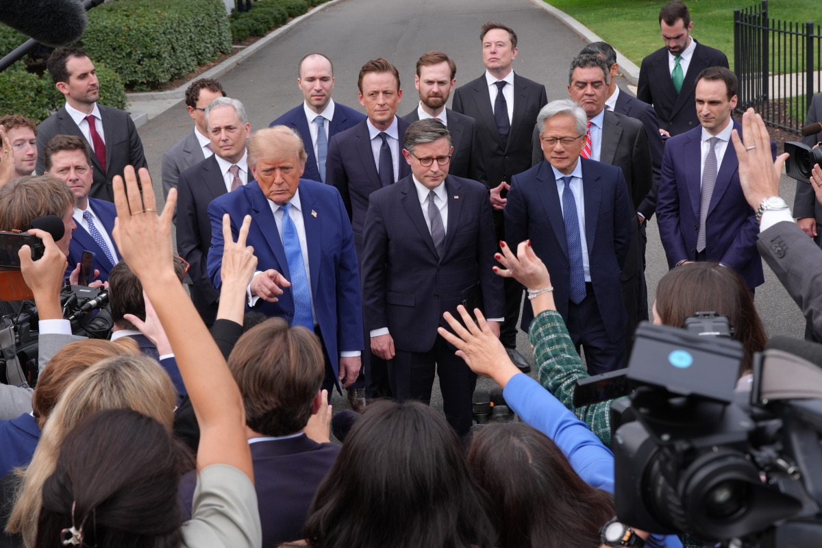 Trump says top tech firms have signed accord to 'self-police' AI development