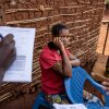 Health investigators in the Democratic Republic of Congo interview individuals as part of their contact tracing — seeking to find those who came into contact with people infected with Ebola.