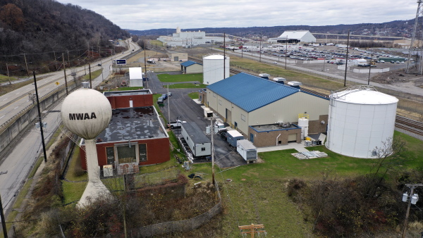 This is a portion of the Municipal Water Authority of Aliquippa, Pa., shown on Dec. 11, 2023 in Aliquippa, Pa. In December 2023, the Municipal Water Authority of Aliquippa, Pa., was one of multiple organizations breached in the United States by Iran-affiliated hackers who targeted a specific industrial control device because it is Israeli-made, U.S. and Israeli authorities say.