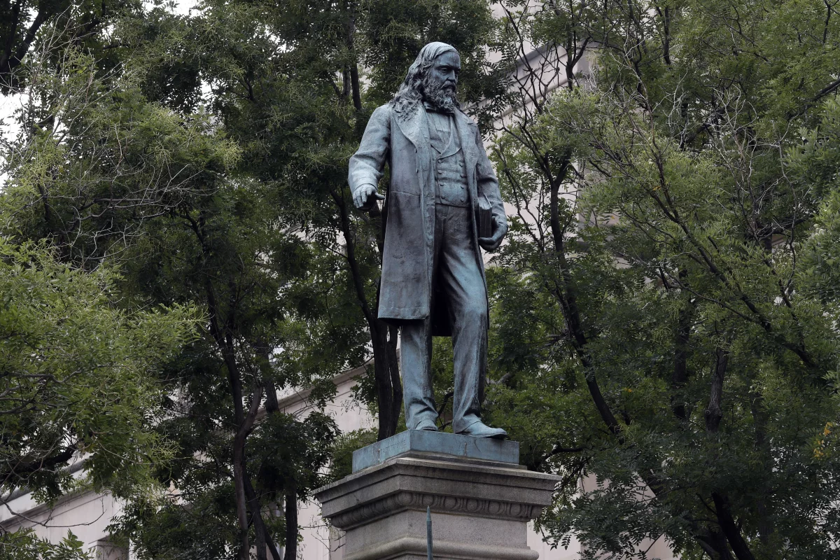 Albert pike Statue in Washington D.C.